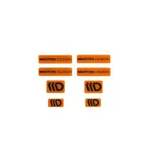 3D Orange et noir Maxton Design