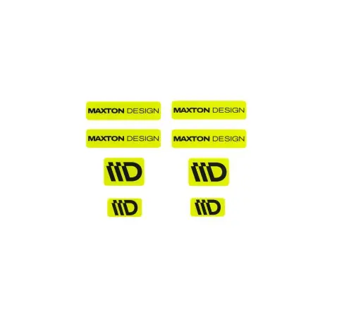 3D Citron vert et noir Maxton Design