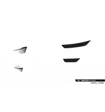 Ailes de pare-chocs avant (Canards) Lexus IS 500 Mk3 Facelift 2 (XE30)