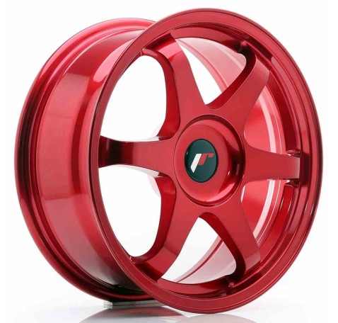 JR Wheels JR3 17x7 ET20-42 BLANK Platinum Red