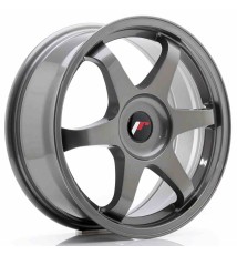 JR Wheels JR3 17x7 ET35-42 BLANK Gun Metal