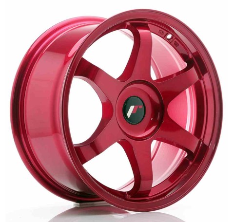 JR Wheels JR3 17x8 ET35 BLANK Platinum Red