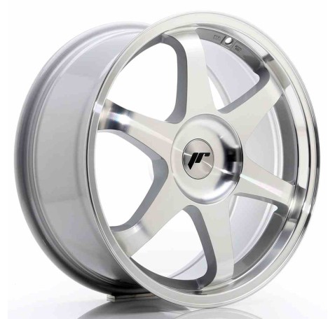 JR Wheels JR3 18x8 ET35-45 BLANK Silver Machined Face