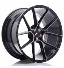 JR Wheels JR30 20x10 ET20-40 5H BLANK Black Brushed w/Tinted Face