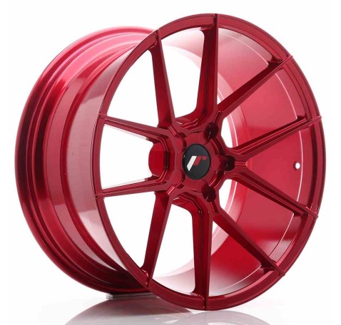 JR Wheels JR30 20x10 ET20-40 5H BLANK Platinum Red
