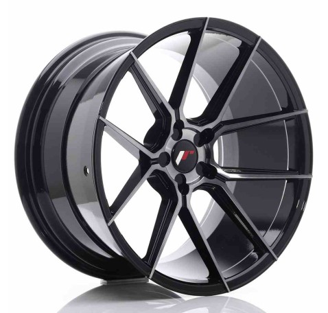 JR Wheels JR30 20x11 ET20-30 5H BLANK Black Brushed w/Tinted Face