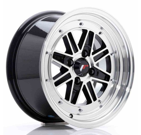 JR Wheels JR31 15x7.5 ET20 4x100 Gloss Black Machined Face
