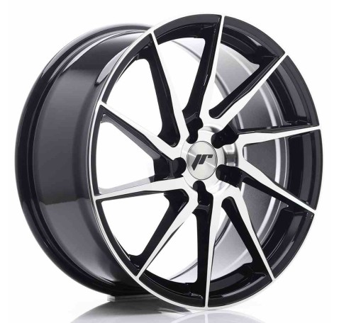 JR Wheels JR36 19x8,5 ET20-50 5H BLANK Gloss Black Machined Face