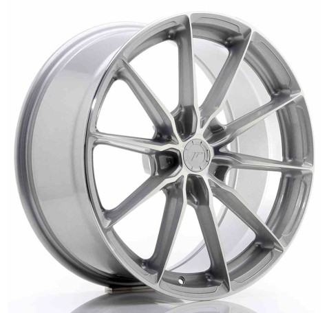 JR Wheels JR37 19x8,5 ET20-45 5H BLANK Silver Machined Face