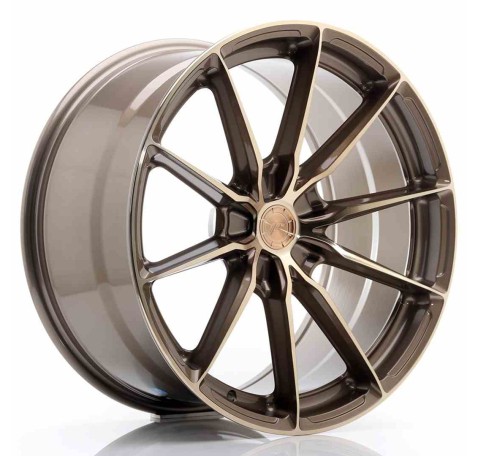 JR Wheels JR37 20x10 ET20-45 5H BLANK Platinum Bronze