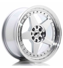 JR Wheels JR6 17x8 ET35 5x100/114 Silver Machined Face