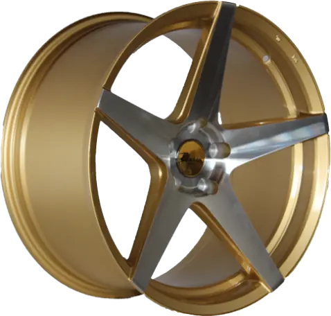 Jante R3 Rocha Gold Machine Face - Taille 9x20 - Entraxe 5x112 du fabricant pour votre voiture au prix de CHF 590,00