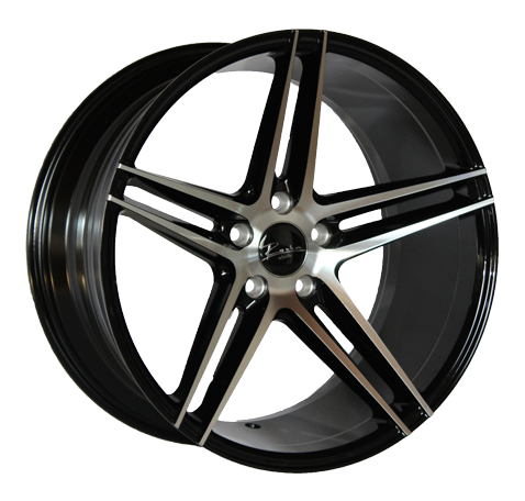 Jante R4 Rocha Black Machine Face - Taille 9.5x19 - Entraxe 5x112 du fabricant pour votre voiture au prix de CHF 690,00