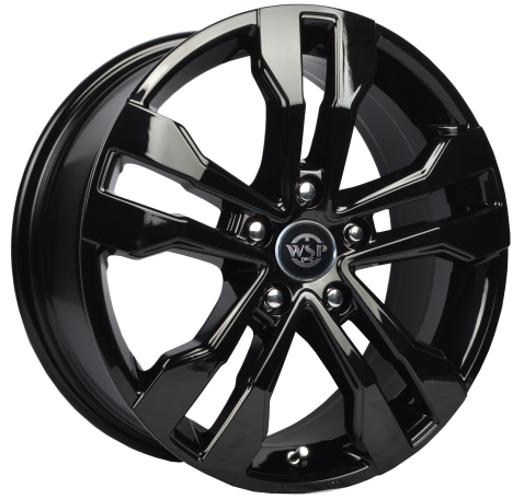 R7x17 WD008 TENERIFE ET50 5x114.3 67.1 Glossy Black & m