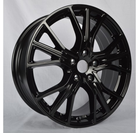 R8x20 WD004 ZURICH ET33 5x112 66,6 FF Glossy Black -F3&m