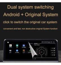 Autoradio Carplay 128 ", Android 11, 12.3G, Navigation GPS, lecteur DVD, CIC NBT, 520x2011 P, pour voiture BMW série 5 F10 F11 (