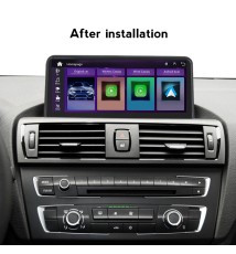 Écran multimédia sans fil Apple CarPlay Android Auto de 10.25 pouces, pour BMW série 1/3/4 F20 F21 F30 F31 F32 F33 F34 F36