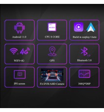 Autoradio Android 11 avec écran IPS, lecteur Audio et vidéo, pour BMW série 1 F20 F21/3 série F30 F31 F34/4 série F32 F33 F36