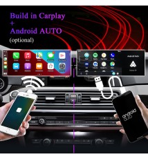 Autoradio Android 11, lecteur vidéo avec écran, Carplay, audio, multimédia, CIC, NBT, pour voiture BMW série 5, F10, F11, 520i, 