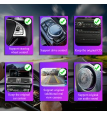 Autoradio Android 11, lecteur vidéo avec écran, Carplay, audio, multimédia, CIC, NBT, pour voiture BMW série 5, F10, F11, 520i, 