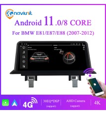 Autoradio Android 11, système intelligent avec écran, Audio, pour voiture BMW E81, E82, E87, E88 (séries 2005-2012/3), E90, E91,