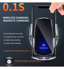 Nouveau S11 capteur infrarouge intelligent voiture chargeur sans fil pince  magique support pour voiture téléphone portable chargeur sans fil Charge  rapide – les meilleurs produits dans la boutique en ligne Joom Geek