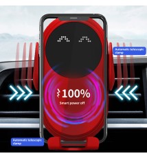HKXA – support de chargeur sans fil pour voiture, capteur intelligent à Induction Qi, charge rapide, pour Samsung S10 Note 10 iP
