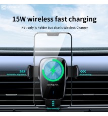 Support de téléphone Portable pour voiture, avec chargeur sans fil 15W, pour iPhone 13 12 11 Pro Max