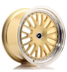 JR Wheels JR10 19x9.5 ET20-35 Blank Gold w/Machined Lip