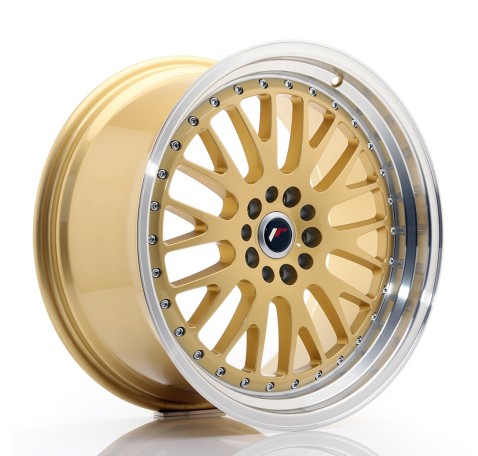 JR Wheels JR10 19x9.5 ET35 5x112/114 Gold w/Machined Lip