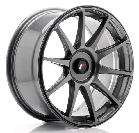 JR Wheels JR11 18x8.5 ET20-40 Blank Hyper Gray