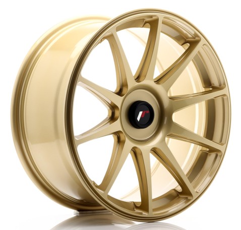 JR Wheels JR11 18x8.5 ET35-40 Blank Gold