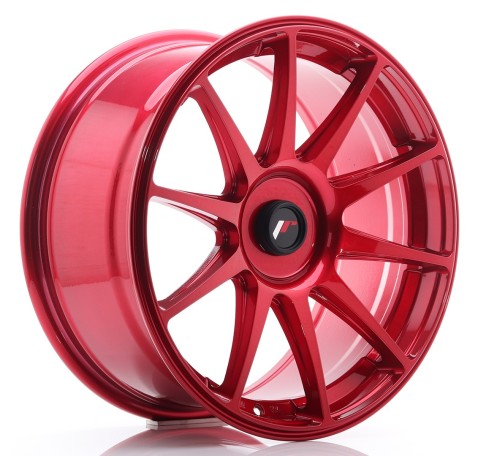 JR Wheels JR11 18x8.5 ET35-40 Blank Platinum Red
