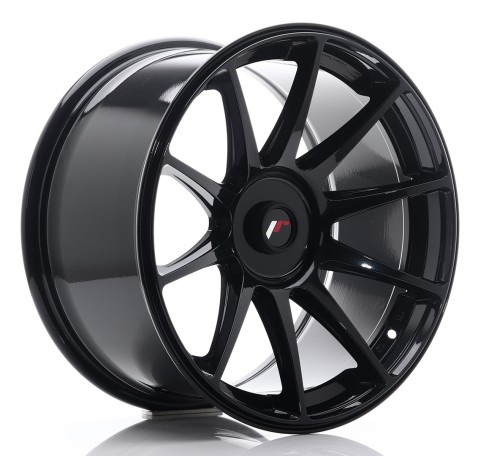 JR Wheels JR11 18x9.5 ET20-30 Blank Glossy Black