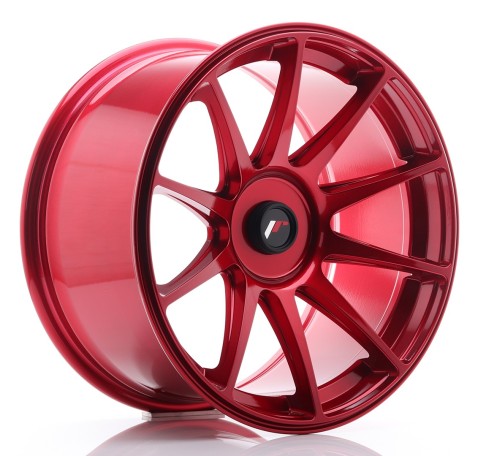 JR Wheels JR11 18x9.5 ET20-30 Blank Platinum Red