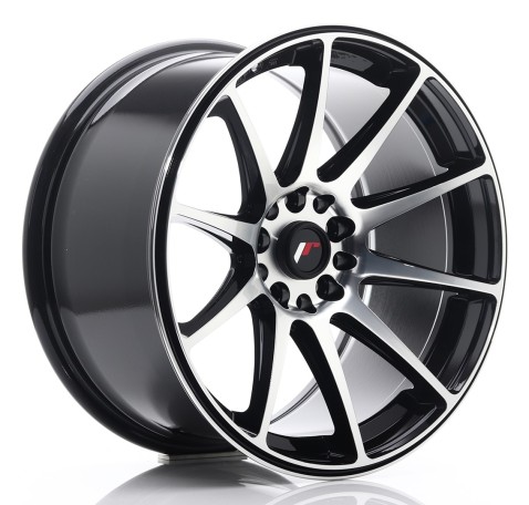 JR Wheels JR11 18x9.5 ET22 5x114/120 Black Machined