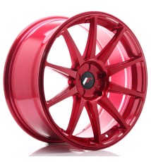 JR Wheels JR11 19x8.5 ET25-40 5H Blank Platinum Red