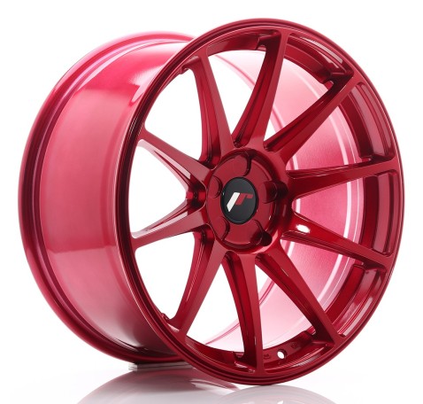 JR Wheels JR11 19x9.5 ET22-35 5H Blank Platinum Red