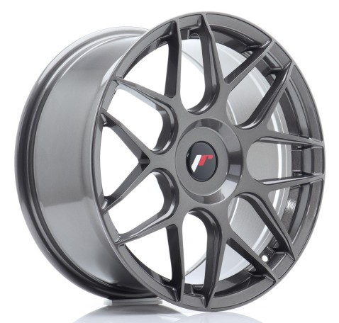 JR Wheels JR18 18x8.5 ET25-45 Blank Hyper Gray