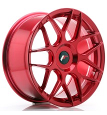 JR Wheels JR18 18x8.5 ET25-45 Blank Platinum Red