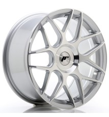 JR Wheels JR18 18x8.5 ET25-45 Blank Silver Machined