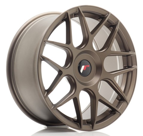 JR Wheels JR18 18x8.5 ET35-45 Blank Matt Bronze