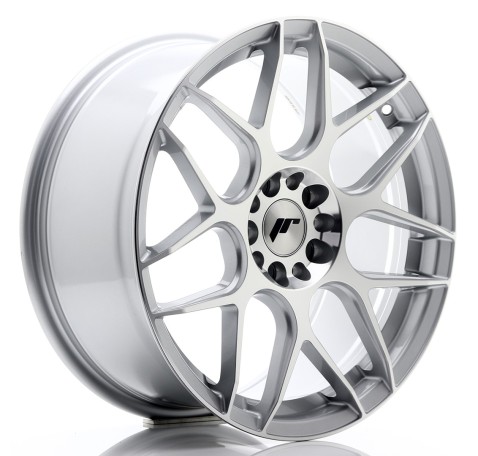 JR Wheels JR18 18x8.5 ET40 5x112/114 Silver Machined