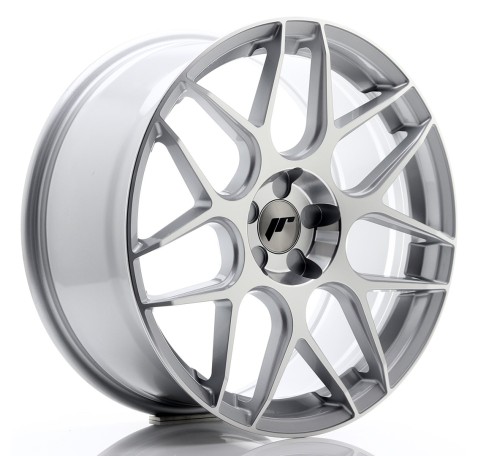 JR Wheels JR18 19x8.5 ET35-42 5H Blank Silver Machined