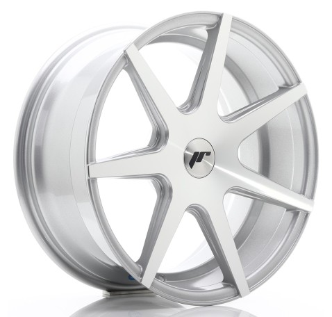 JR Wheels JR20 18x8.5 ET25-40 Blank Silver Machined