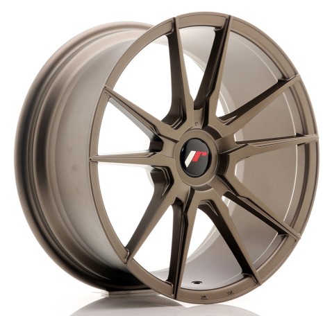 JR Wheels JR21 18x8.5 ET20-40 Blank Matt Bronze