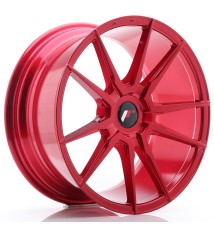 JR Wheels JR21 18x8.5 ET20-40 Blank Platinium Red