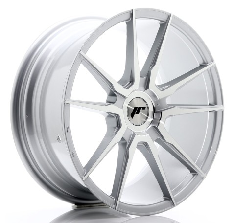 JR Wheels JR21 18x8.5 ET30-40 Blank Silver Machined