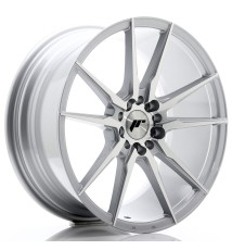 JR Wheels JR21 18x8.5 ET35 5x100/120 Silver Machined