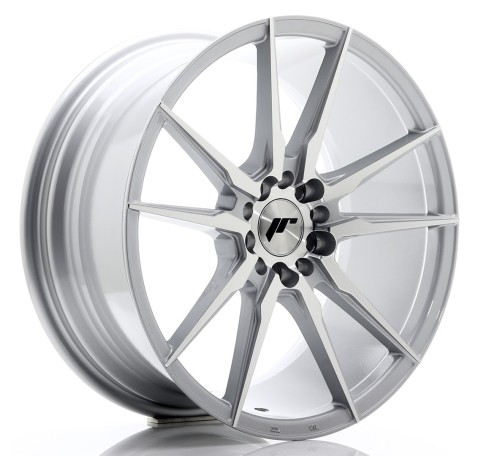 JR Wheels JR21 18x8.5 ET35 5x100/120 Silver Machined